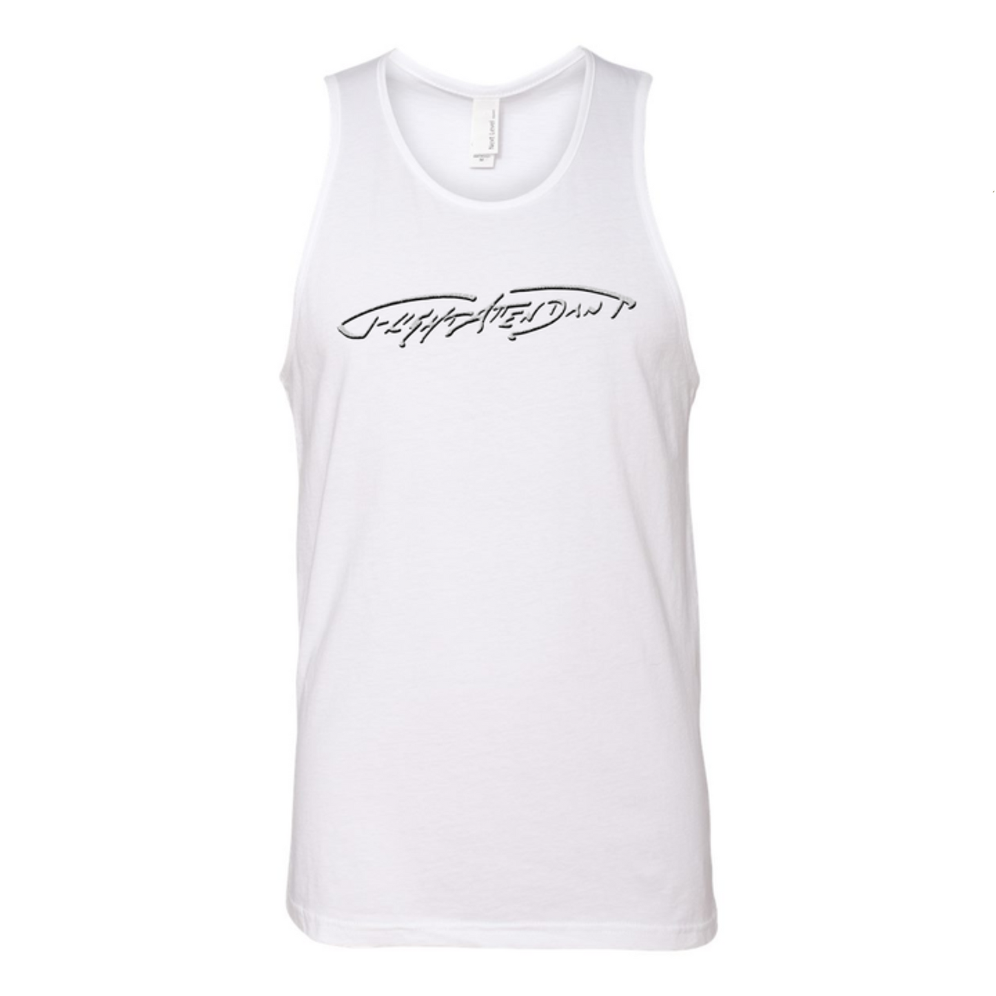 "Under the Powerlines" Unisex White Tank Top